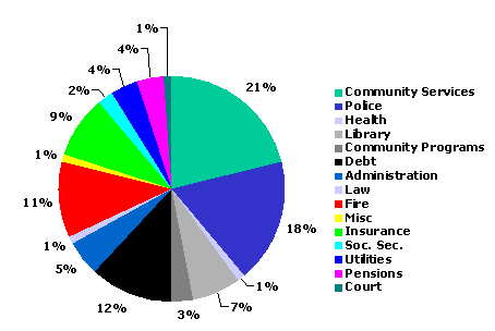 2007 City of Summit expenses